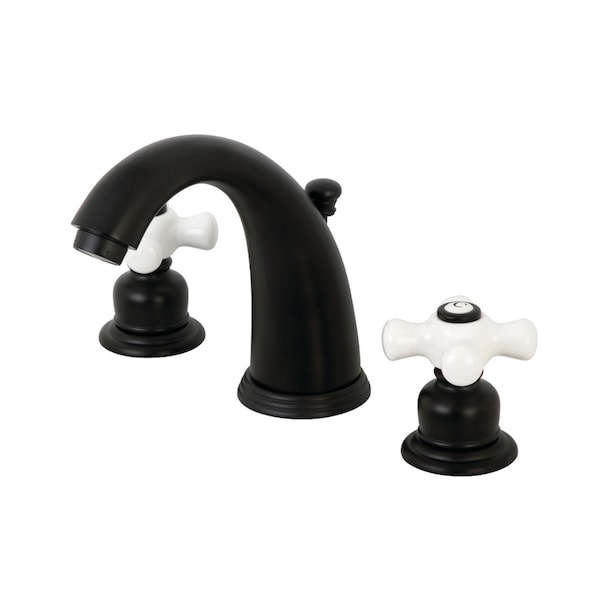 KB980PX Victorian 2-Handle 8" Widespread Bathroom Faucet, Matte Black